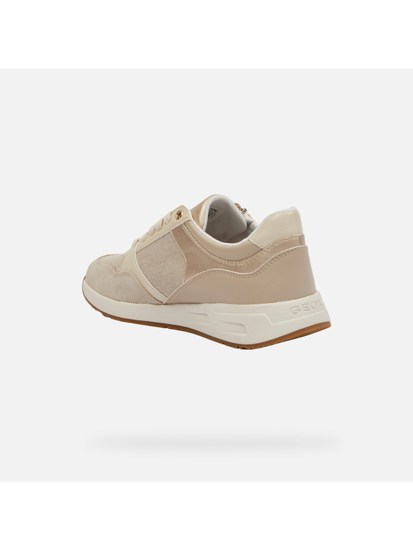 Geox Beige Damen Turnschuhe Geox Bulmya