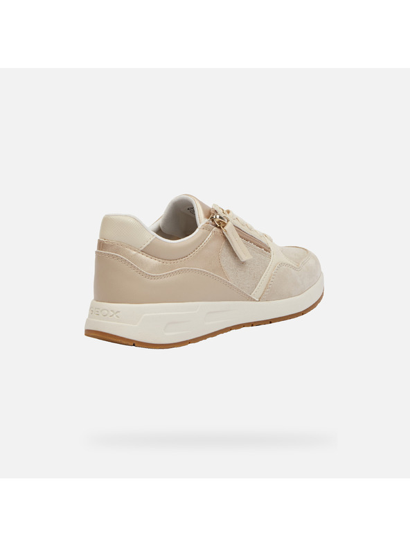 Geox Beige Damen Turnschuhe Geox Bulmya