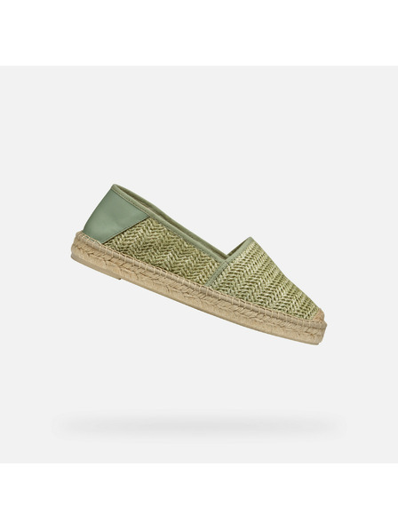 Geox Hellgrüne Damen-Espadrilles Geox Lampedusa