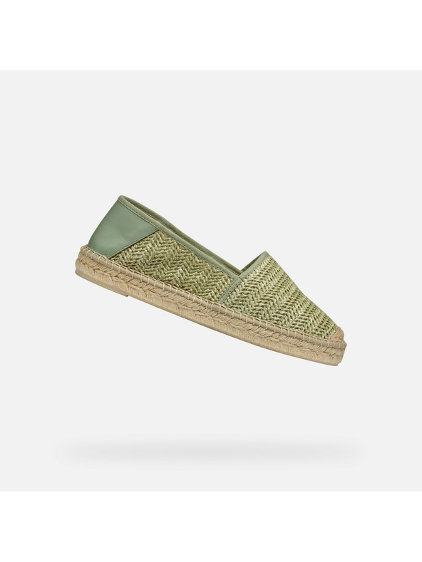 Geox Hellgrüne Damen-Espadrilles Geox Lampedusa
