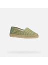 Geox Hellgrüne Damen-Espadrilles Geox Lampedusa