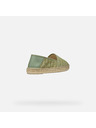 Geox Hellgrüne Damen-Espadrilles Geox Lampedusa