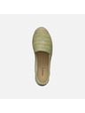 Geox Hellgrüne Damen-Espadrilles Geox Lampedusa