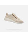 Geox Cremefarbene Damen-Sneaker Geox Alleniee