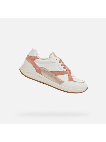 Geox Weiß Damen Geox Bulmya Turnschuhe