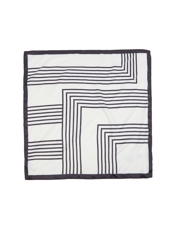 Orsay Weißes gemustertes Damentuch ORSAY