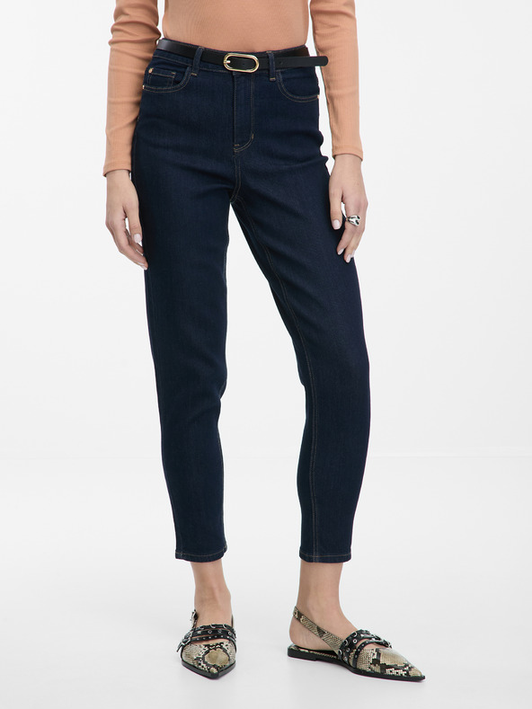 Orsay Dunkelblaue Mom-Jeans für Damen ORSAY
