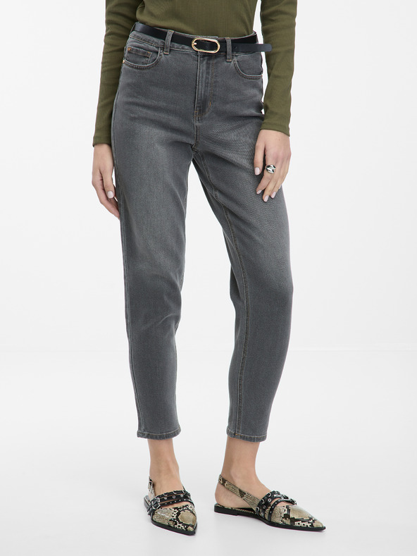 Orsay Graue Damen-Mom-Jeans ORSAY