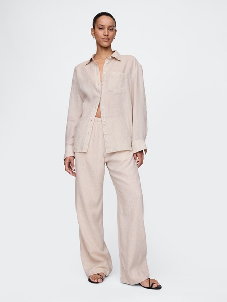 GAP Damen Leinenhose Wide GAP
