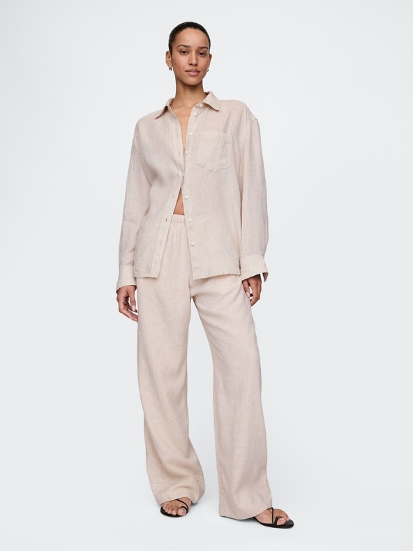 GAP Damen Leinenhose Wide GAP