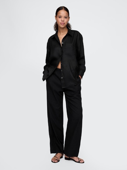 GAP Damen Leinenhose Wide GAP
