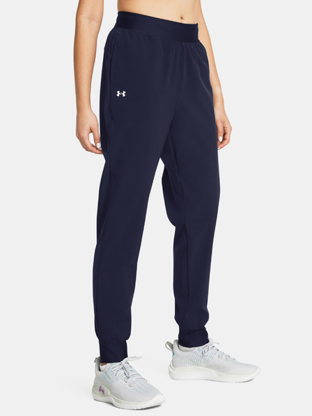 Under Armour Damen Sporthose Under Armour UA Rival Hi Rise Woven Pant-BLU