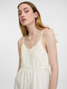 Orsay Cremefarbenes Damen-Midikleid ORSAY