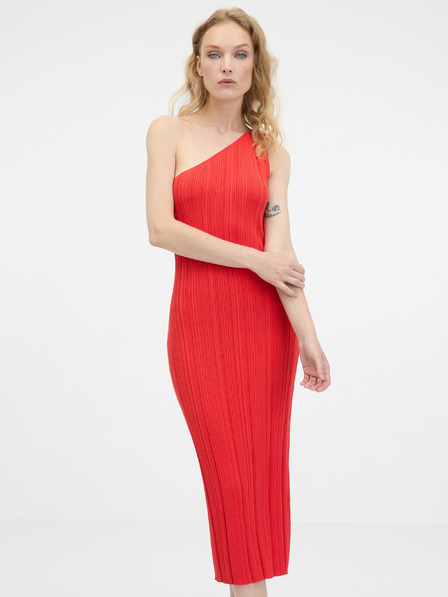 Orsay Rotes Damen-Midikleid ORSAY