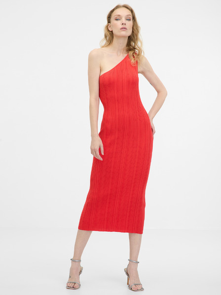 Orsay Rotes Damen-Midikleid ORSAY