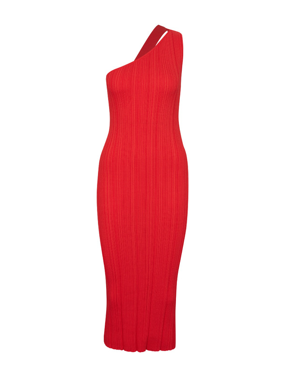 Orsay Rotes Damen-Midikleid ORSAY