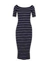 Orsay Dunkelblaues Damen-Midikleid ORSAY