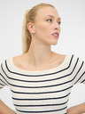 Orsay Cremefarbenes Damen-Midikleid ORSAY