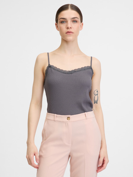 Orsay Dunkelgraues Damen-Tank-Top ORSAY