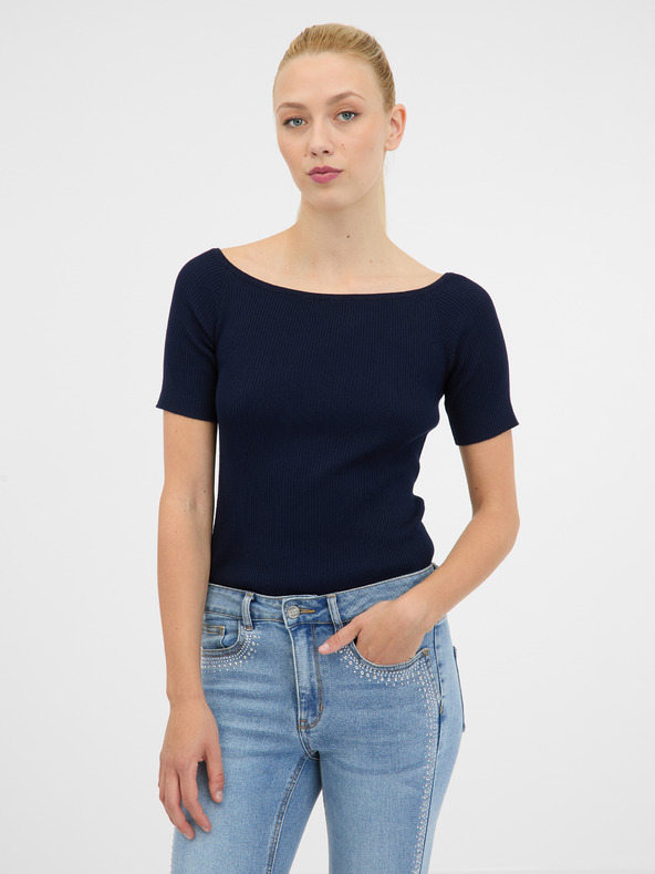 Orsay Dunkelblaues T-Shirt ORSAY
