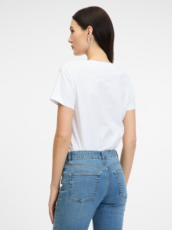 Orsay Weißes Damen-Kurzarmshirt ORSAY