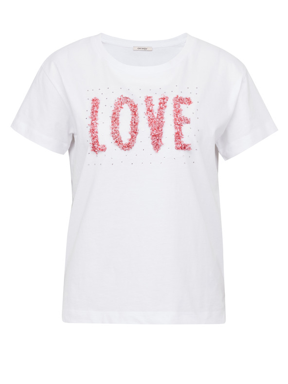 Orsay Weißes Damen-Kurzarmshirt ORSAY