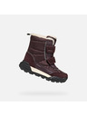 Geox Weinrote Mädchen-Winterschuhe Geox Trekkyup B Ab