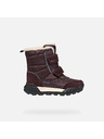 Geox Weinrote Mädchen-Winterschuhe Geox Trekkyup B Ab