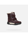 Geox Weinrote Mädchen-Winterschuhe Geox Trekkyup B Ab