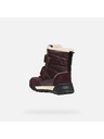 Geox Weinrote Mädchen-Winterschuhe Geox Trekkyup B Ab