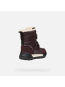 Geox Weinrote Mädchen-Winterschuhe Geox Trekkyup B Ab