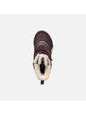 Geox Weinrote Mädchen-Winterschuhe Geox Trekkyup B Ab