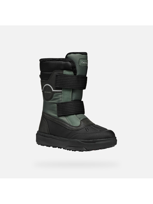 Geox Dunkelgrüne Jungen Winter-Schuhe Geox Bunshee Pg B A