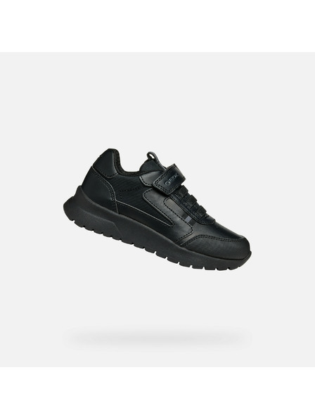Geox Schwarze Jungen-Turnschuhe Geox Briezee