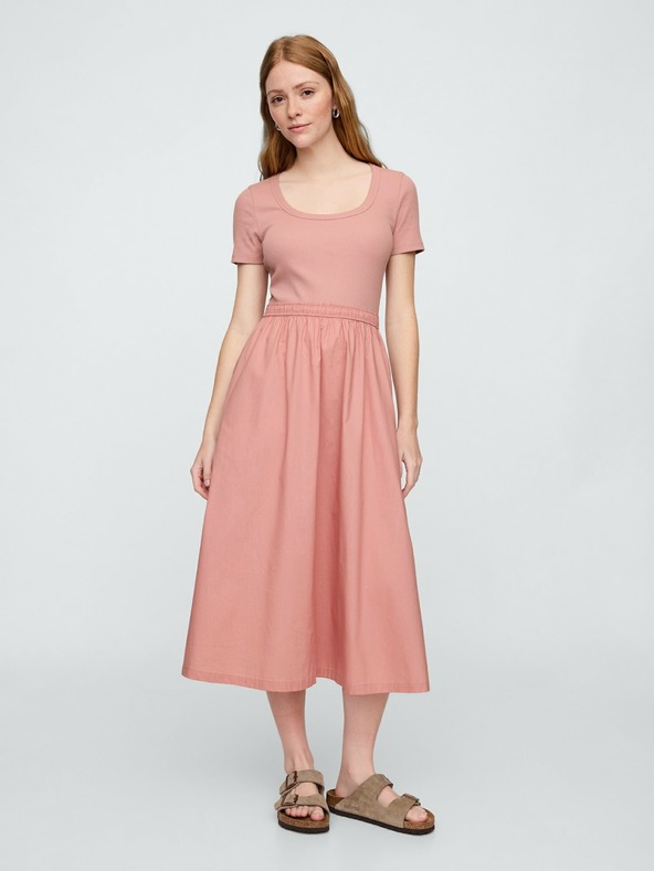 GAP Damen Midi-Kleid mit Taschen GAP