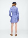 GAP Damen Popeline-Minikleid im Hemdblusenstil GAP