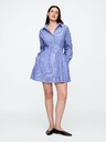 GAP Damen Popeline-Minikleid im Hemdblusenstil GAP
