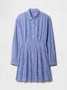 GAP Damen Popeline-Minikleid im Hemdblusenstil GAP