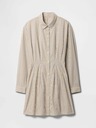 GAP Damen Popeline-Minikleid im Hemdblusenstil GAP