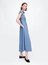 GAP Damen Maxikleid aus Denim im Hemdblusenstil Americana GAP