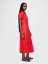 GAP Damen Leinen-Hemdkleid in Maxi-Länge GAP