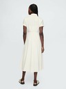 GAP Damen Leinen-Hemdkleid in Maxi-Länge GAP