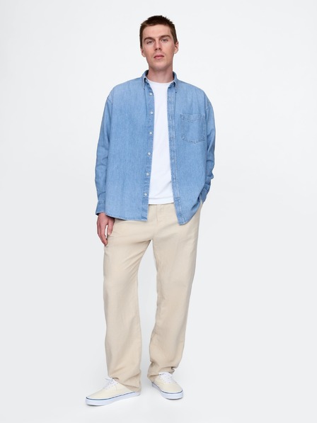 GAP Herren Oversize-Jeanshemd Big Shirt Americana GAP