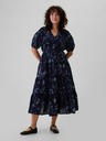 GAP Maxi-Hemdkleid mit Blumenmuster GAP