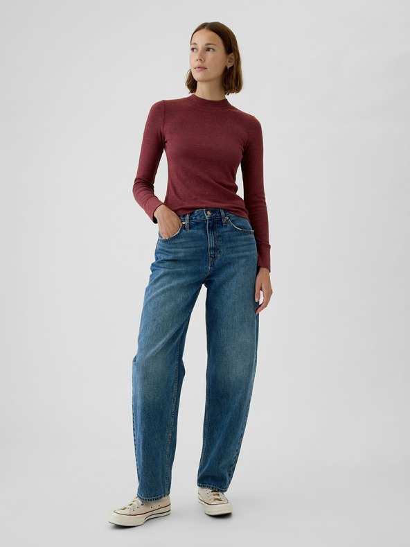 GAP Geripptes Strick-T-Shirt GAP