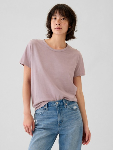 GAP Damen Baumwoll-T-Shirt Vintage GAP