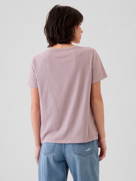 GAP Damen Baumwoll-T-Shirt Vintage GAP