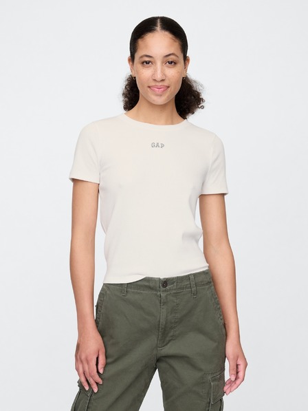 GAP Damen Crop-T-Shirt mit Logo GAP