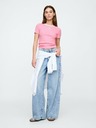 GAP Damen Crop-T-Shirt mit Logo GAP