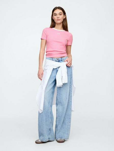 GAP Damen Crop-T-Shirt mit Logo GAP